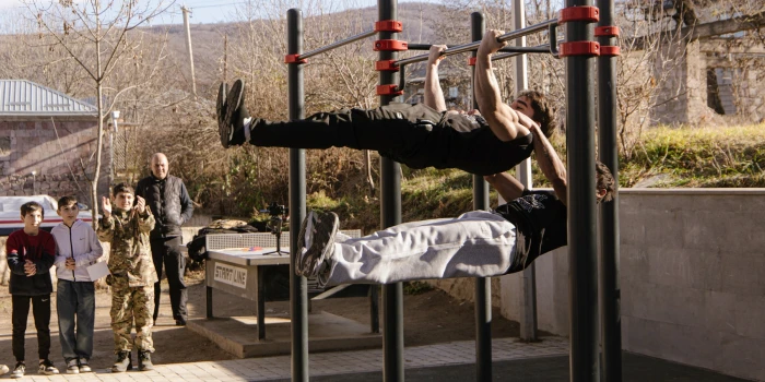 Հասմիկ Ավագյանը Ճամբարակում մասնակցել է վորքաութ մարզահրապար...