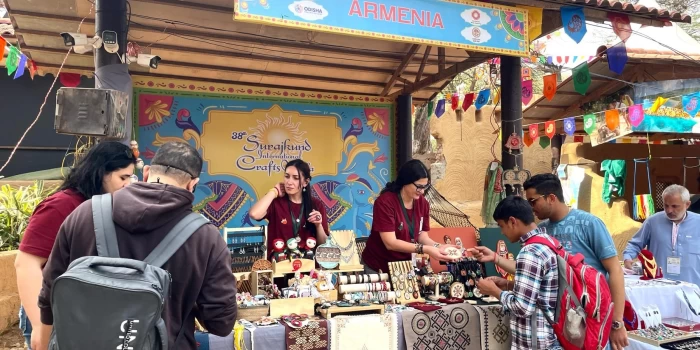 Սուրաջկունդի արհեստների միջազգային փառատոնում Հայաստանի տաղա...