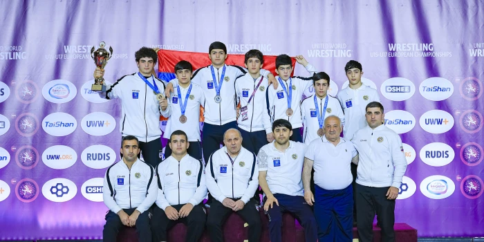 Ջանես Նազարյանը՝ ըմբշամարտի Եվրոպայի Մ17 տարեկանների առաջնու...